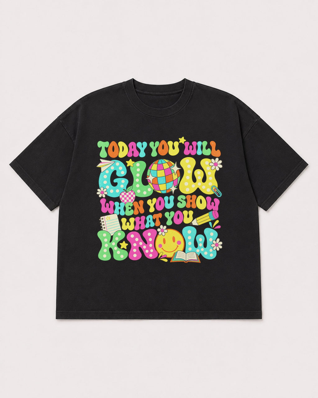 Mockup Boxy Heavyweight Tee Black product
