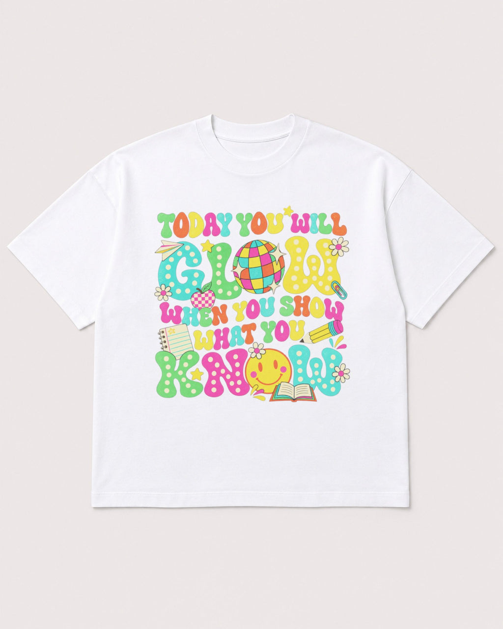 Mockup Boxy Heavyweight Tee White product