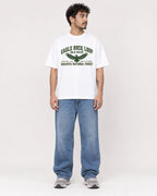 Mockup Boxy Heavyweight Tee White male full-body 42