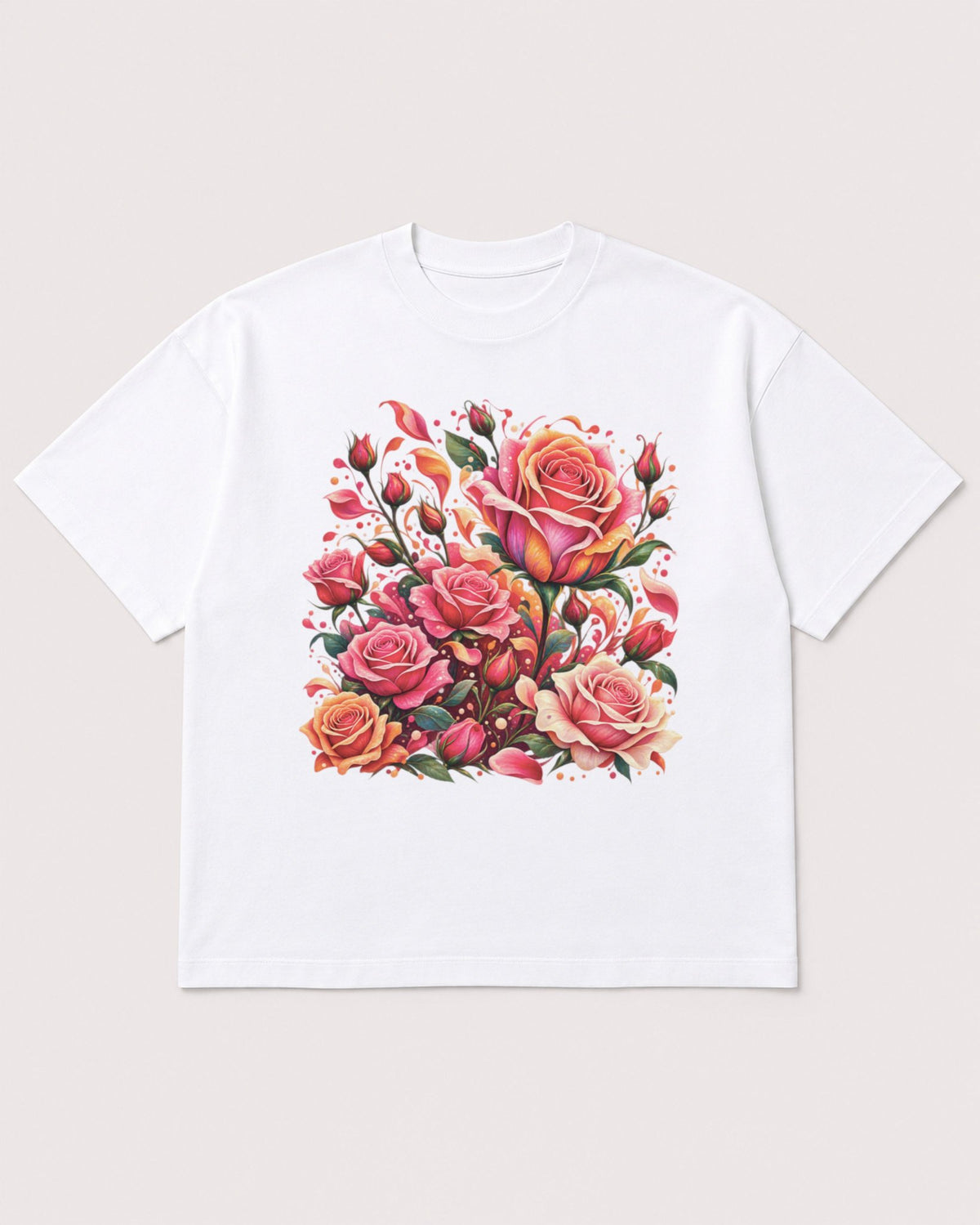 Mockup Boxy Heavyweight Tee White product