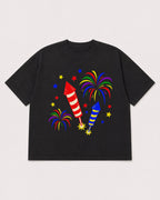 Mockup Boxy Heavyweight Tee Black product
