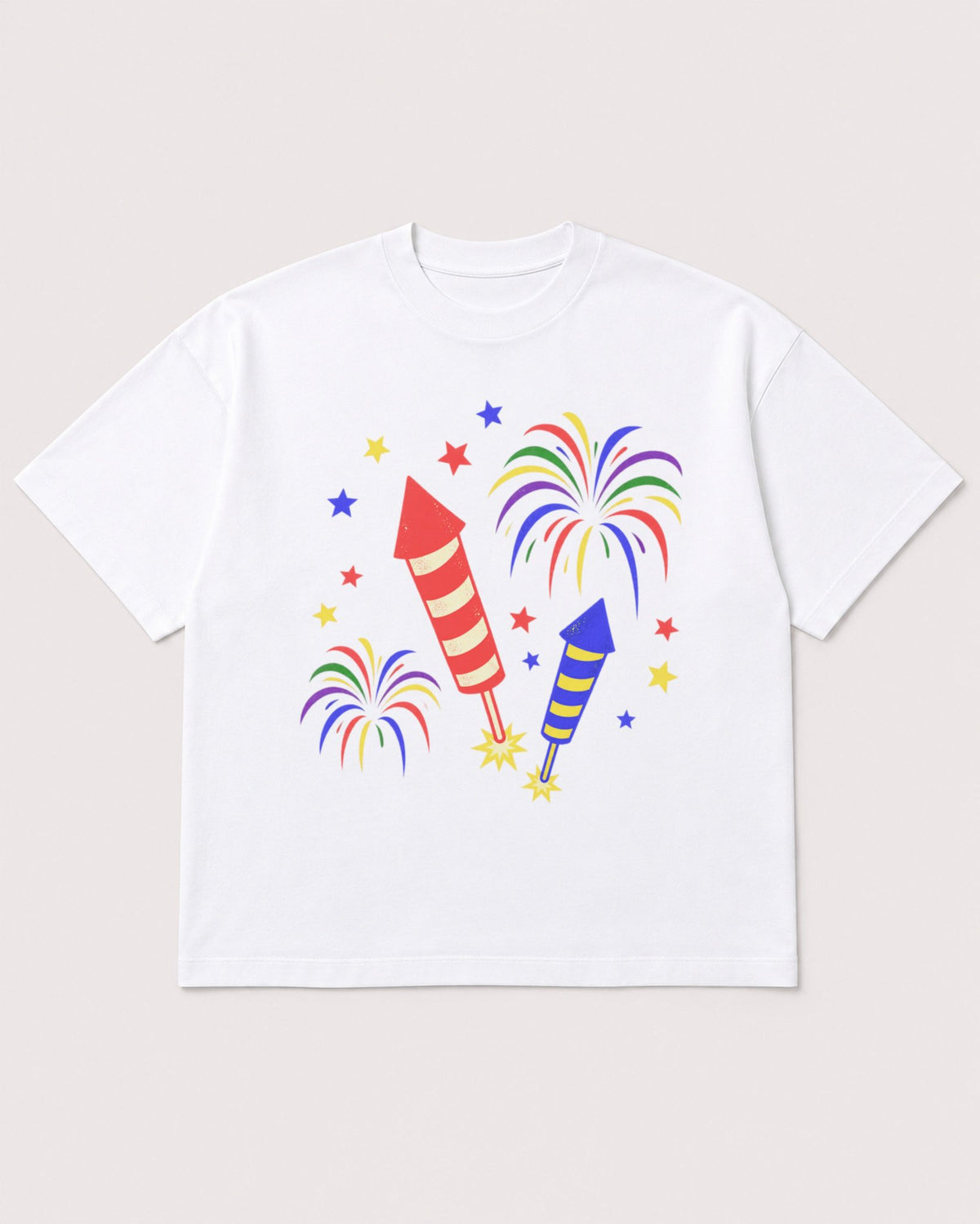 Mockup Boxy Heavyweight Tee White product