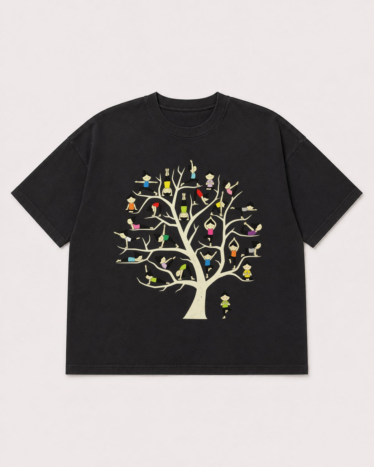 Mockup Boxy Heavyweight Tee Black product