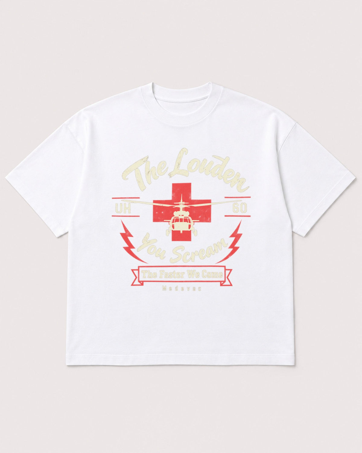 Mockup Boxy Heavyweight Tee White product