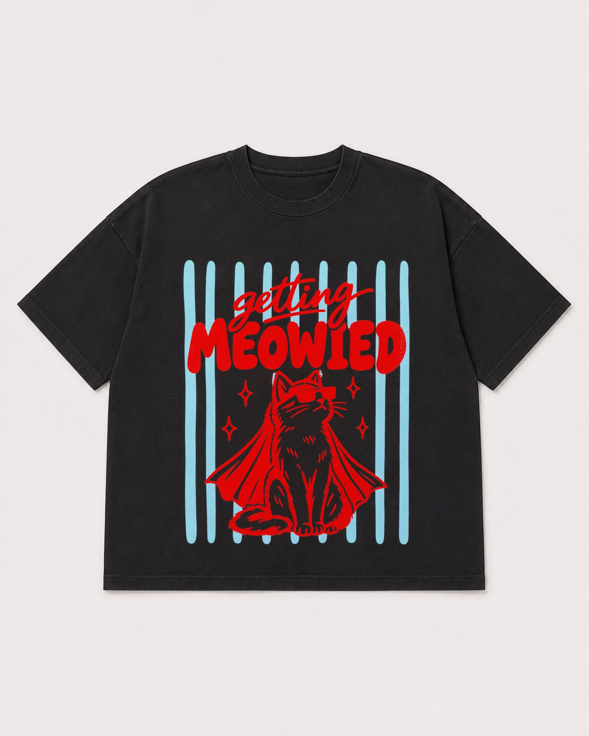 Mockup Boxy Heavyweight Tee Black product