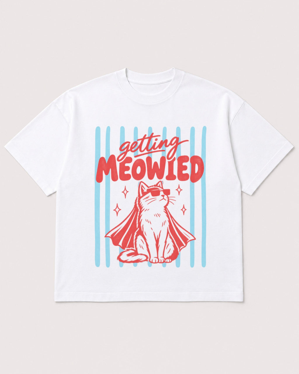 Mockup Boxy Heavyweight Tee White product