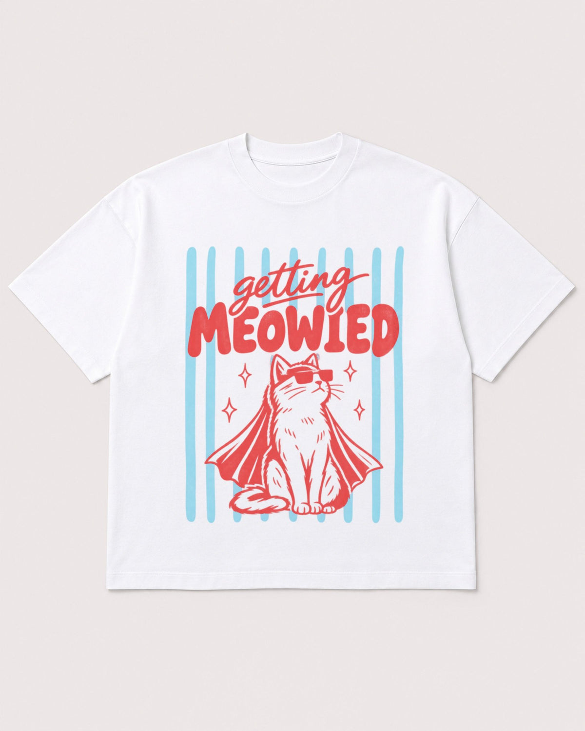 Mockup Boxy Heavyweight Tee White product