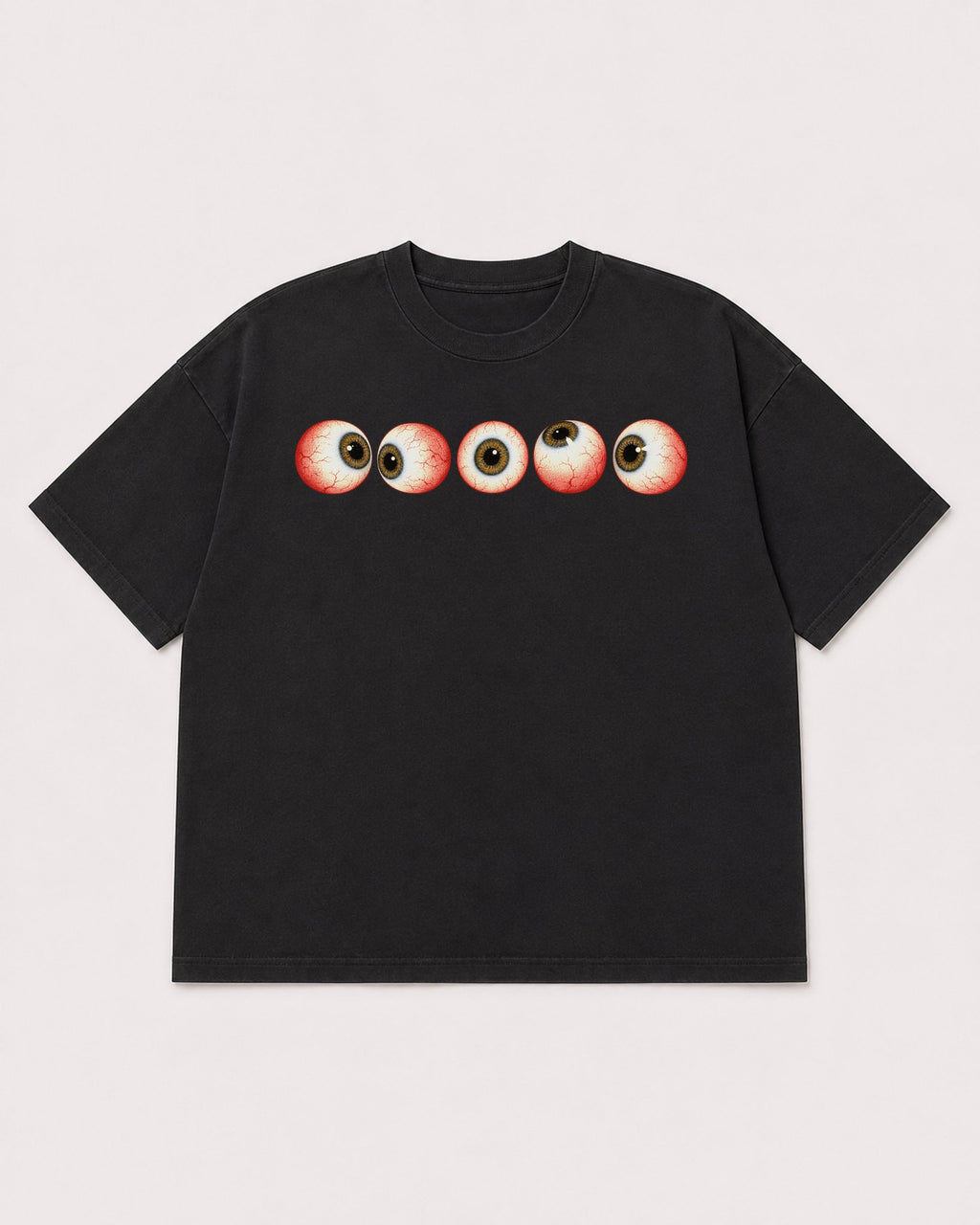 Mockup Boxy Heavyweight Tee Black product