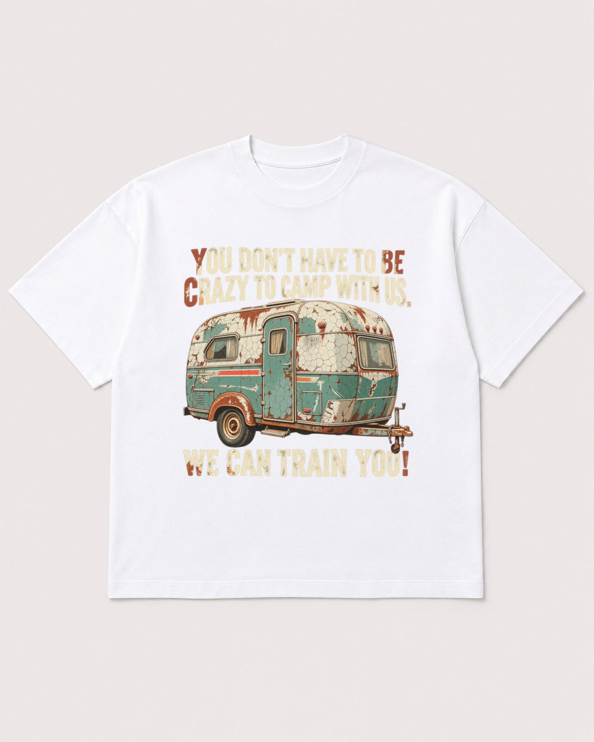 Mockup Boxy Heavyweight Tee White product