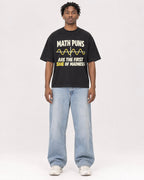 Mockup Boxy Heavyweight Tee Black male full-body 05