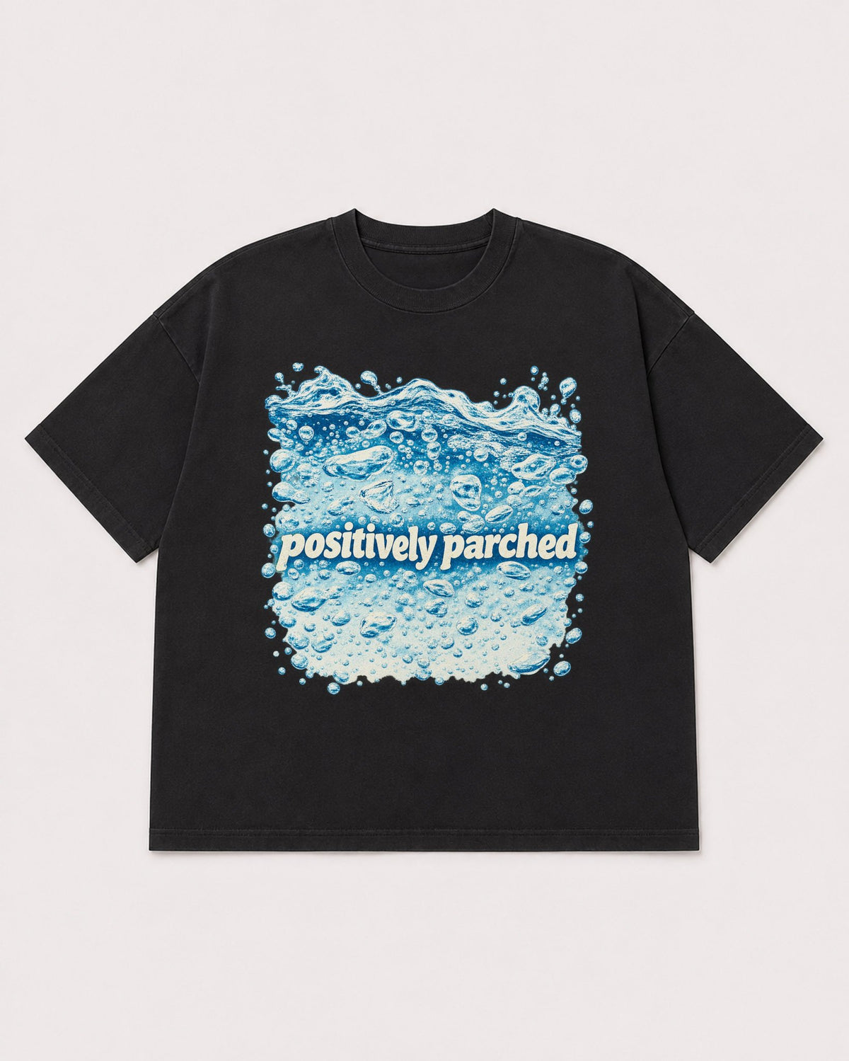 Mockup Boxy Heavyweight Tee Black product