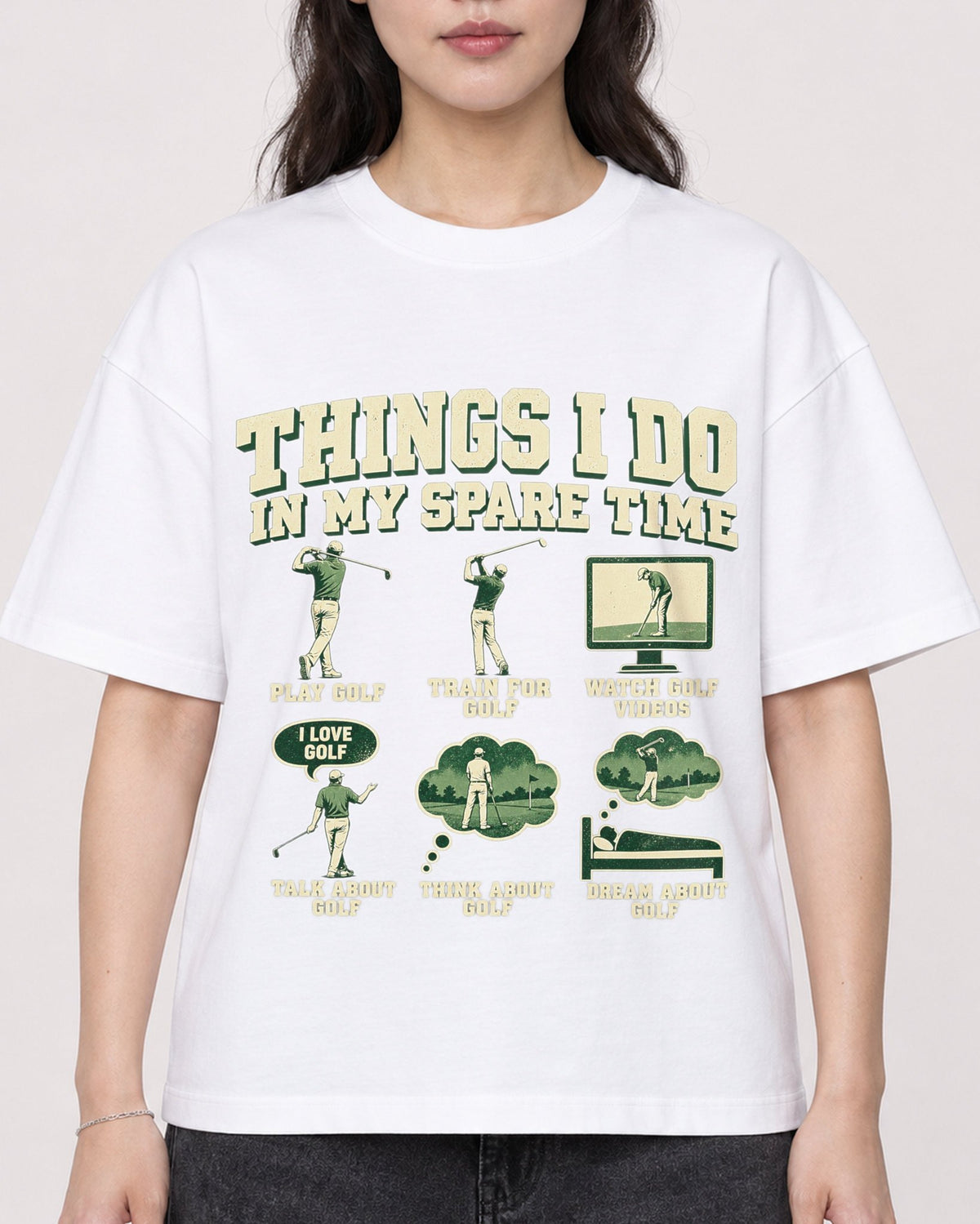 Mockup Boxy Heavyweight Tee White female close-up 03