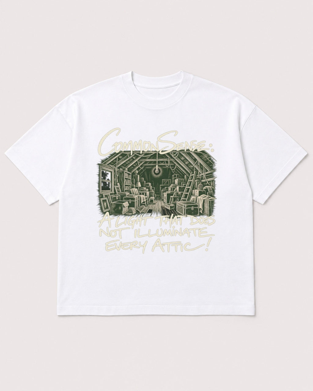 Mockup Boxy Heavyweight Tee White product