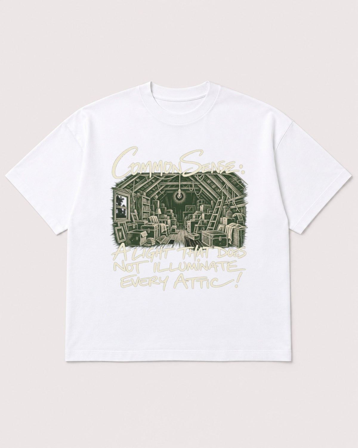 Mockup Boxy Heavyweight Tee White product