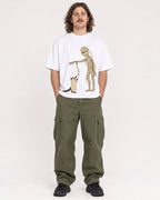 Mockup Boxy Heavyweight Tee White male full-body 49