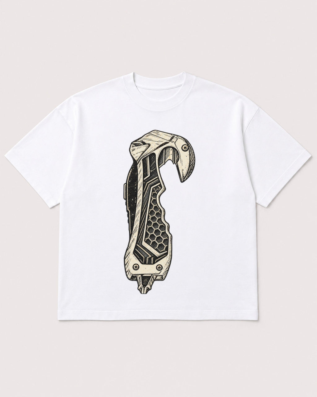 Mockup Boxy Heavyweight Tee White product