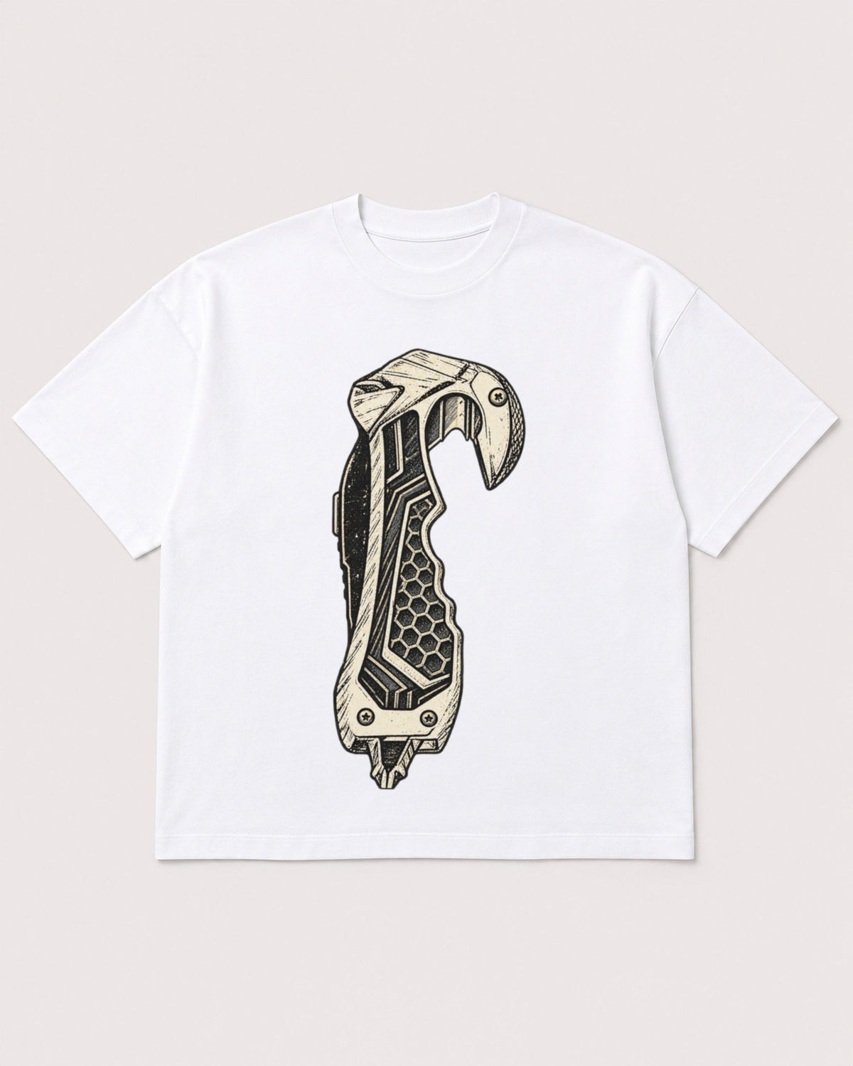 Mockup Boxy Heavyweight Tee White product