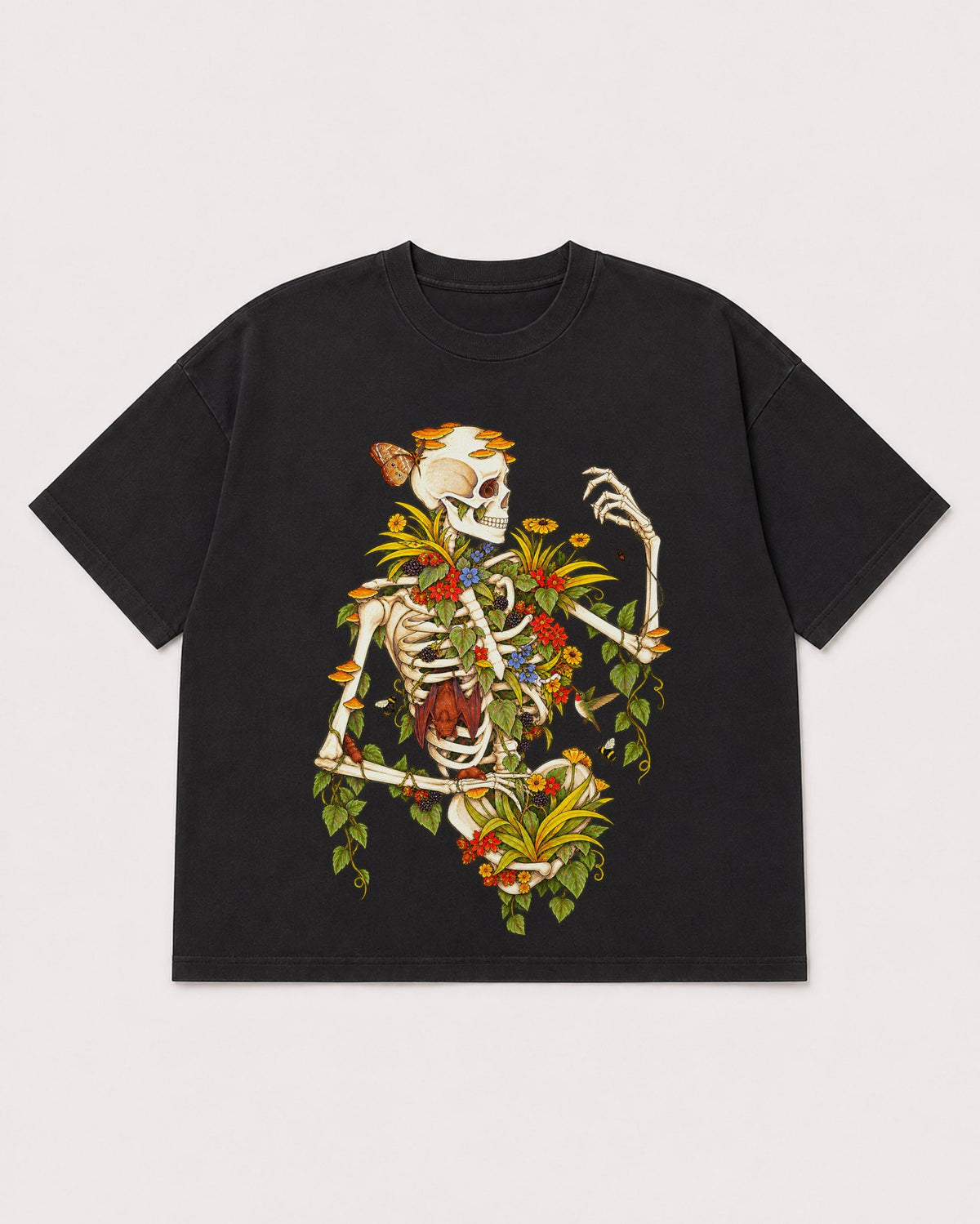 Mockup Boxy Heavyweight Tee Black product