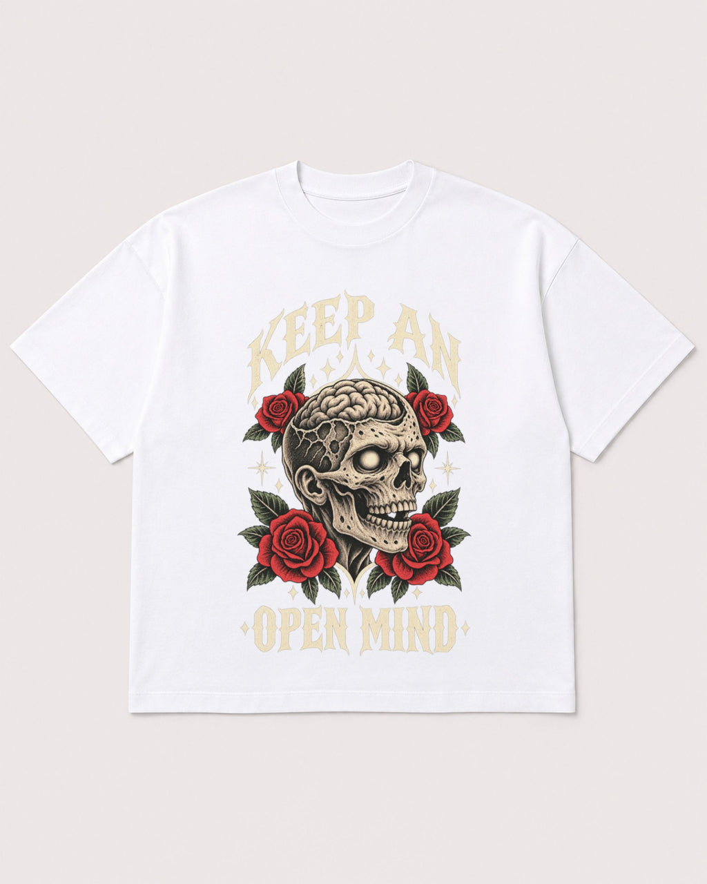 Mockup Boxy Heavyweight Tee White product