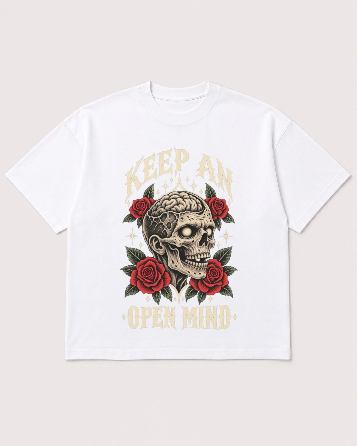 Mockup Boxy Heavyweight Tee White product