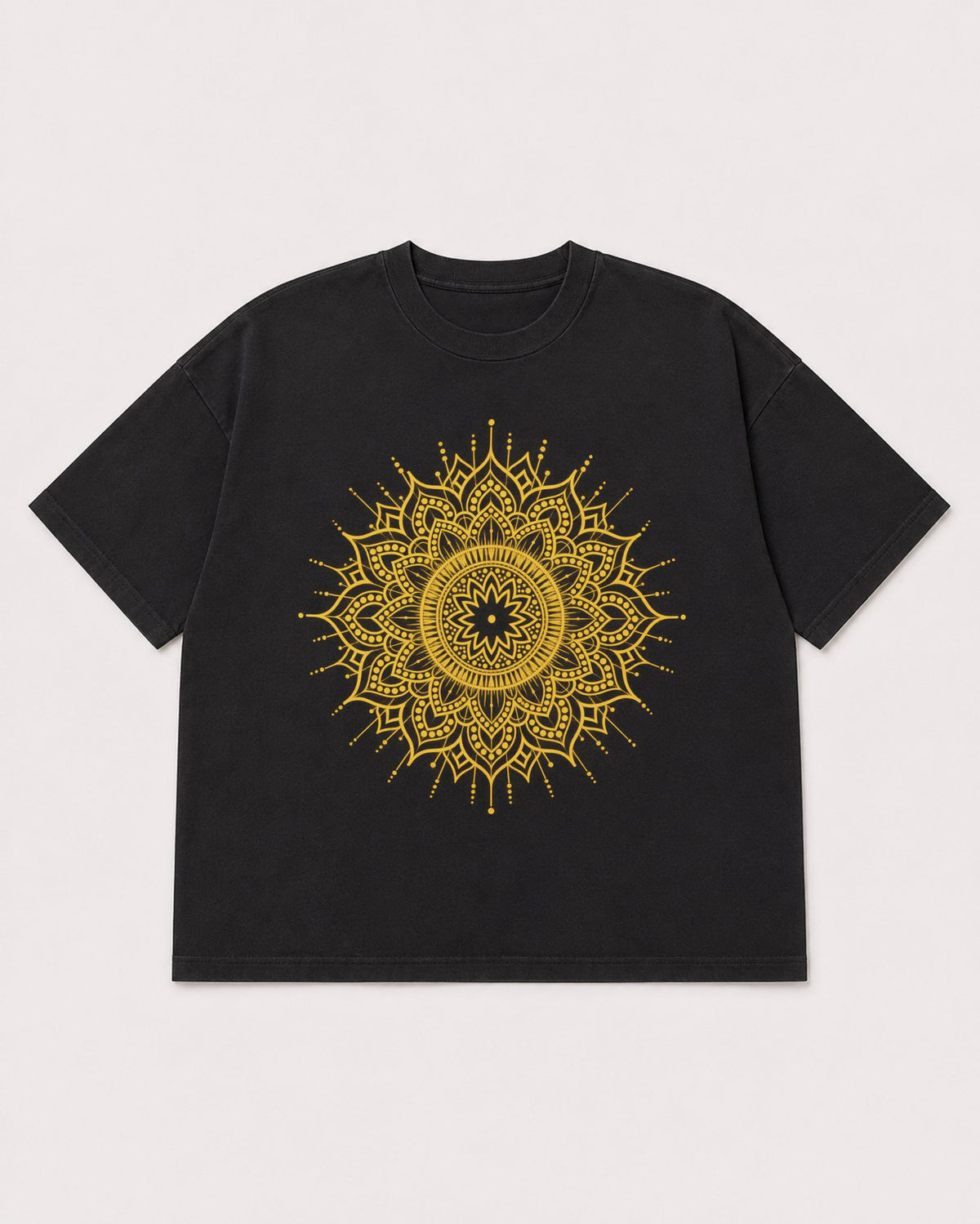 Mockup Boxy Heavyweight Tee Black product