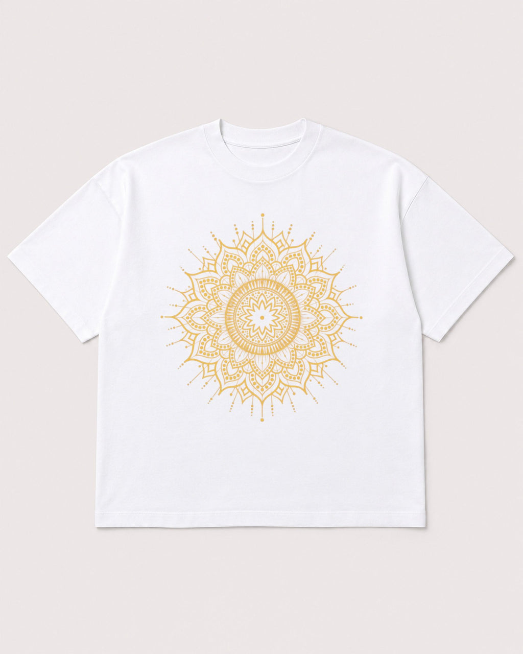 Mockup Boxy Heavyweight Tee White product