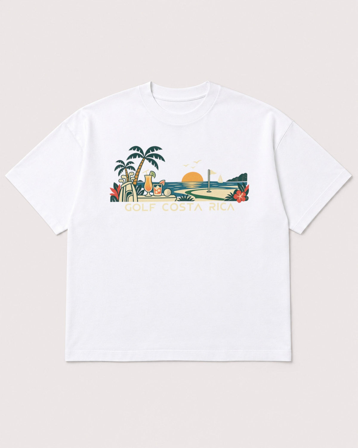 Mockup Boxy Heavyweight Tee White product