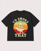 Mockup Boxy Heavyweight Tee Black product