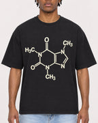 Mockup Boxy Heavyweight Tee Black male close-up 05