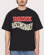 Mockup Boxy Heavyweight Tee Black male close-up 02