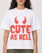 Mockup Boxy Heavyweight Tee White female close-up 07
