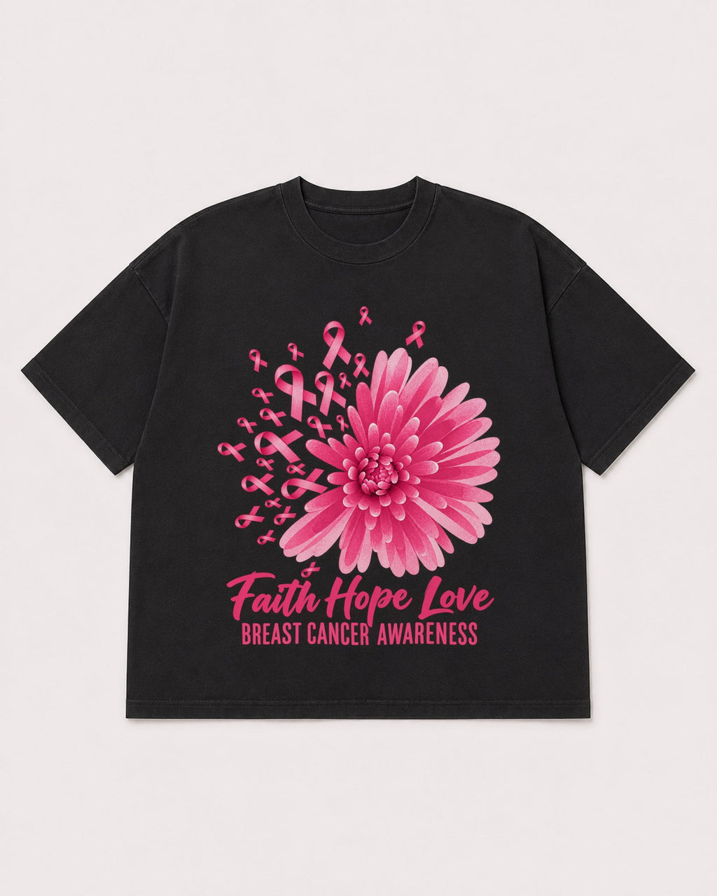 Mockup Boxy Heavyweight Tee Black product