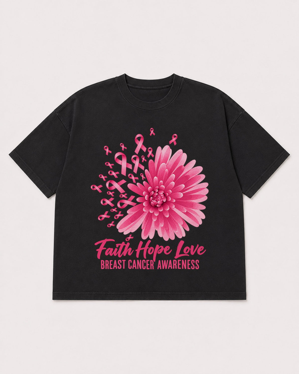 Mockup Boxy Heavyweight Tee Black product