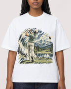 Mockup Boxy Heavyweight Tee White female close-up 04