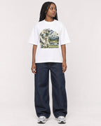 Mockup Boxy Heavyweight Tee White female full-body 04