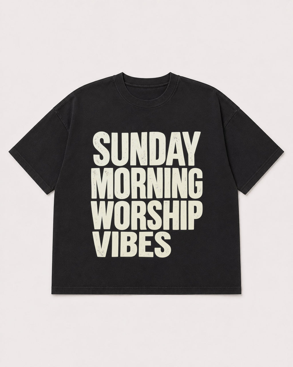 Mockup Boxy Heavyweight Tee Black product