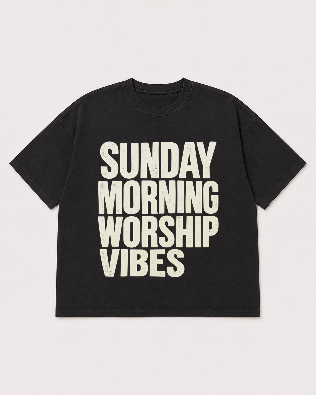 Mockup Boxy Heavyweight Tee Black product