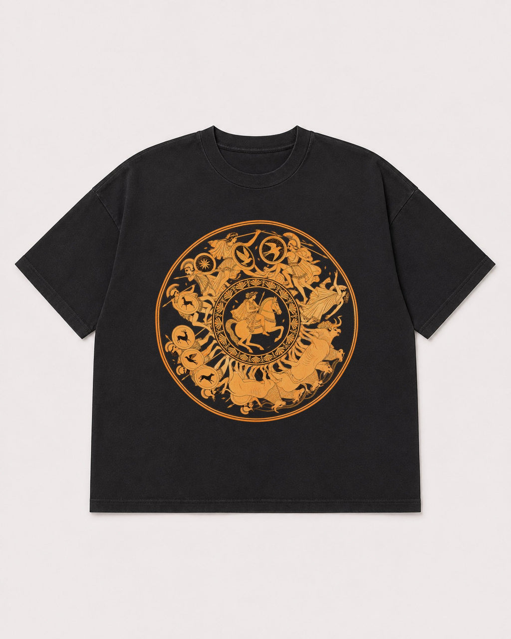 Mockup Boxy Heavyweight Tee Black product