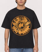 Mockup Boxy Heavyweight Tee Black male close-up 06
