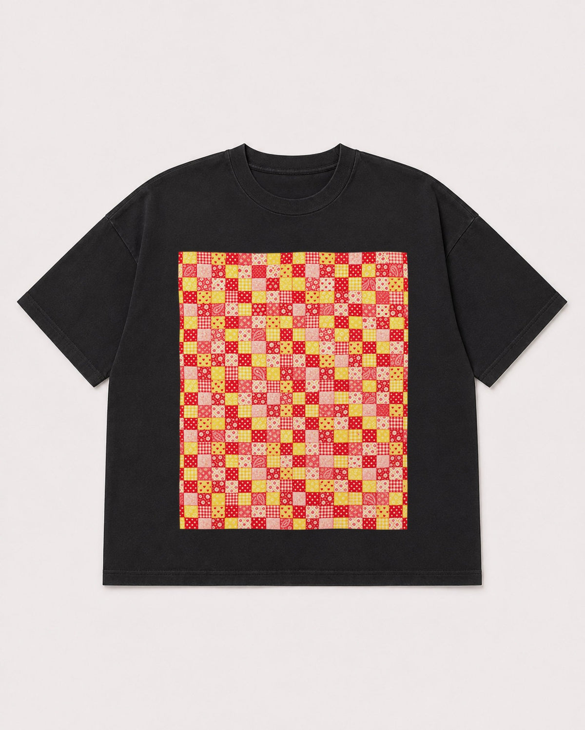 Mockup Boxy Heavyweight Tee Black product
