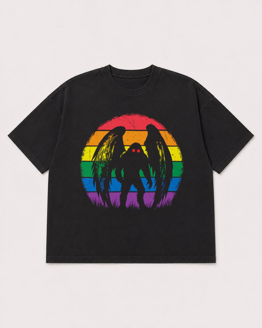 Mockup Boxy Heavyweight Tee Black product