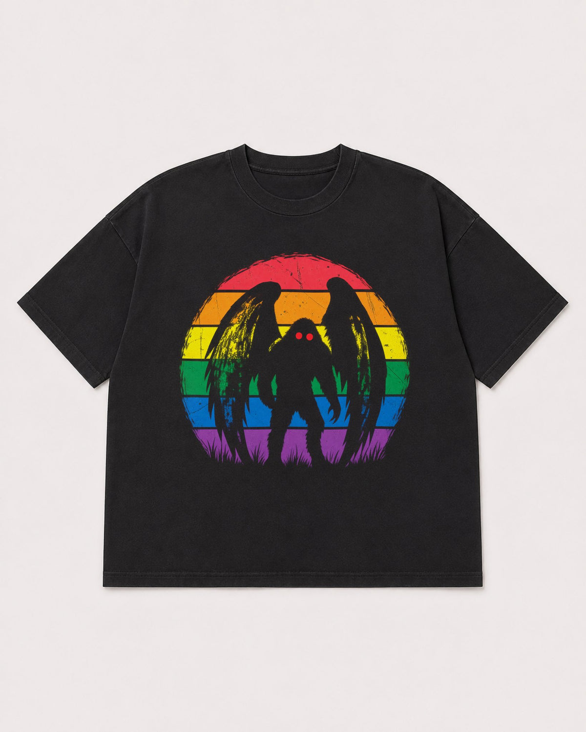 Mockup Boxy Heavyweight Tee Black product