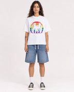 Mockup Boxy Heavyweight Tee White female full-body 06