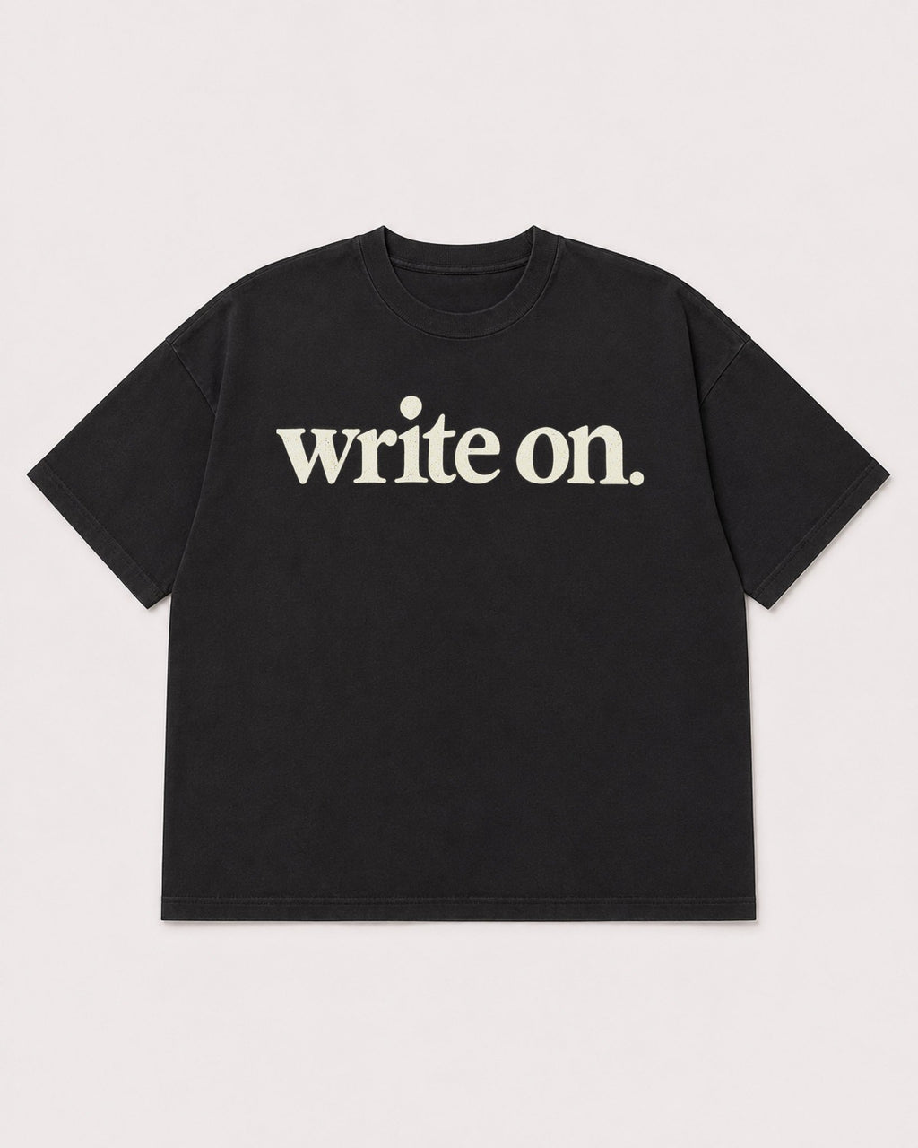 Mockup Boxy Heavyweight Tee Black product