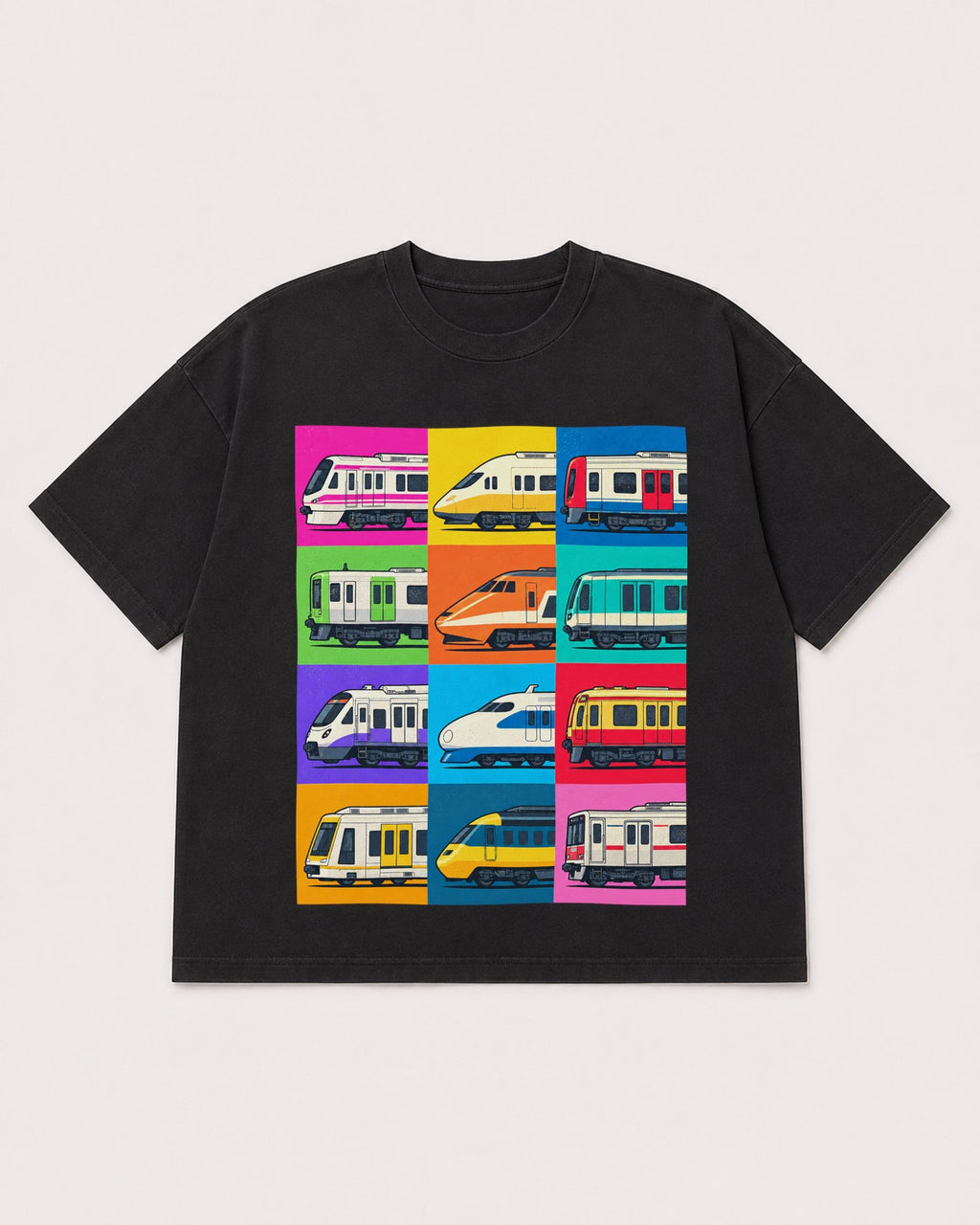 Mockup Boxy Heavyweight Tee Black product