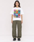 Mockup Boxy Heavyweight Tee White female full-body 02