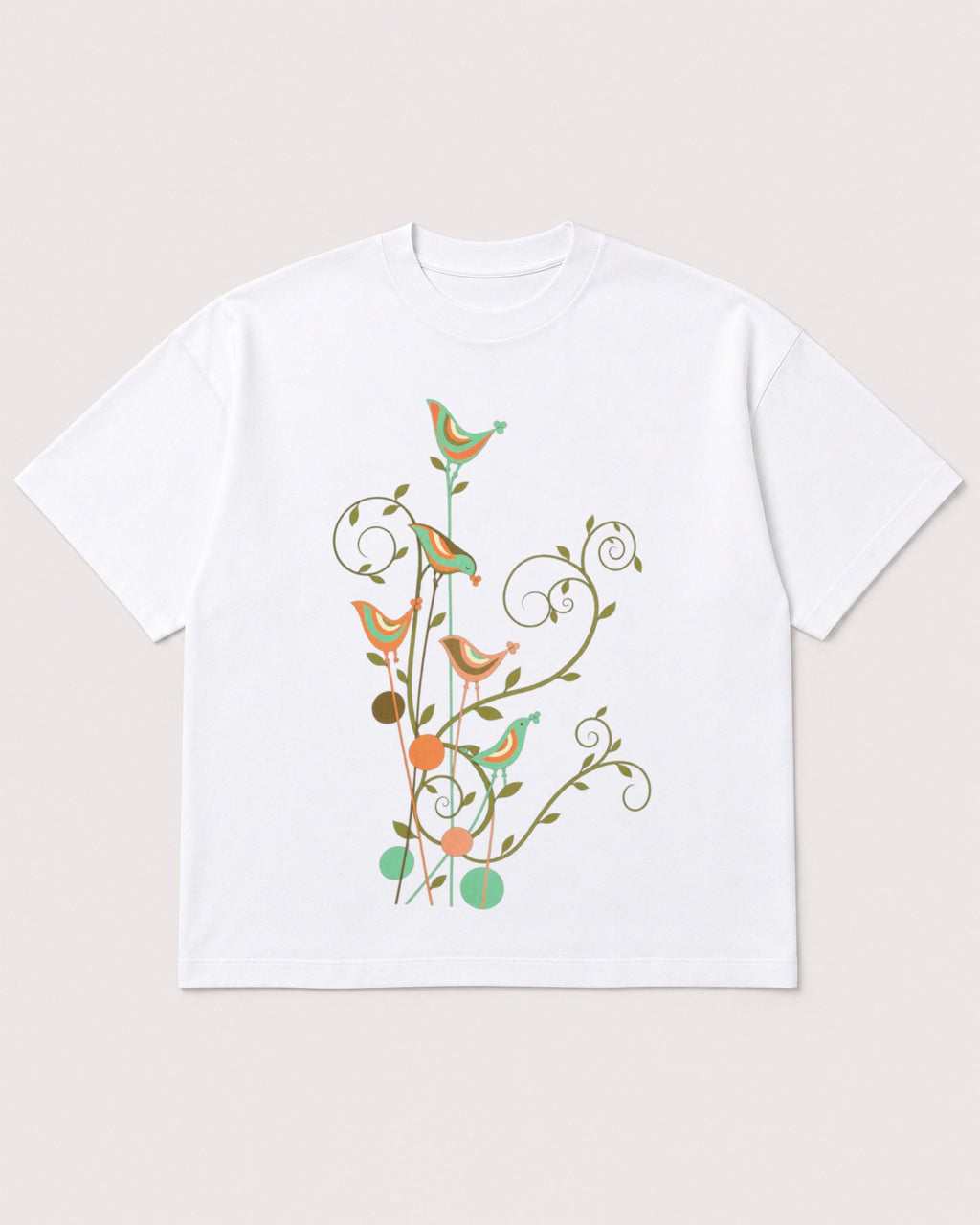 Mockup Boxy Heavyweight Tee White product