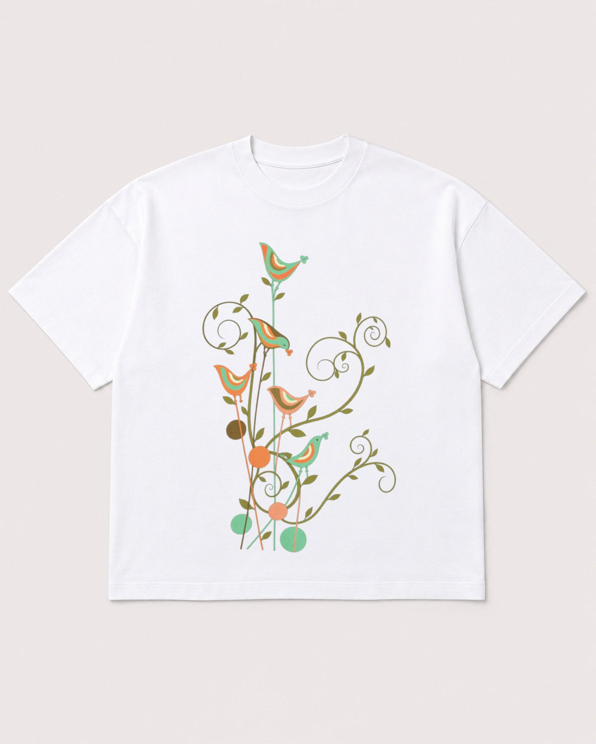 Mockup Boxy Heavyweight Tee White product
