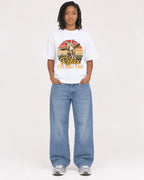 Mockup Boxy Heavyweight Tee White female full-body 15