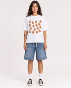 Mockup Boxy Heavyweight Tee White female full-body 06